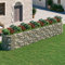 Keyroto Gabionen Gabionen Hochbeet Gabionenkörbe Gabione Verzinktes Eisen 600x100x100 cm