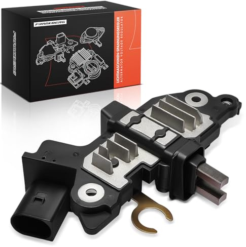 Frankberg Lichtmaschinenregler Generatorregler 2-polig 12317540656 | Kompatibel mit 3er E46, 1er Cabriolet E88, 3er Cabriolet E46, 3er Coupe E46, 5er E60, 3er Touring E91, X1 E84