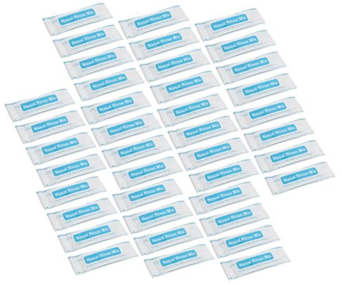 LRXIYODE 80pezzi Pacchetti Nasale Istantaneo Per Lavaggio Naso Protettivo e Pulizia Nasale Soluzione Salina Sicura e Pratica Per Adulti Per Ambienti Polverosi e Uso Quotidiano