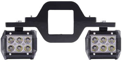 Generico Fari A LED, Striscia Luce Posteriore Retromarcia, Barre Led Faretti Impermeabili Con Attacco Rimorchio Antipolvere Accessori Auto