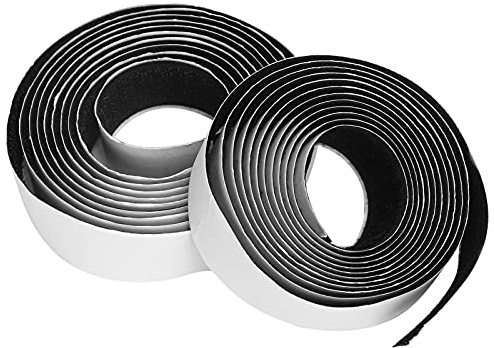 Nastro a strappo adesivo biadesivo elementi di fissaggio autoadesivi resistenti per finestre fai da te casa ufficio nylon 1 m di lunghezza 20 mm di larghezza 2 rotoli