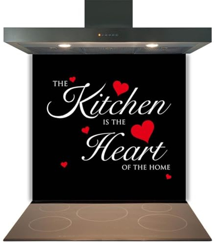 Glass Splashback for Kitchen Toughened Heat Resistant Cooker Tile - Design 2013-70cm (w) x 40cm (h) - No Fixings