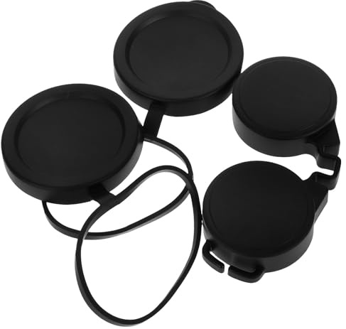 TOVINANNA 3pcs Rubber Lens Cap Set for Binoculars and Telescope Eyepiece Cap with Waterproof Protection and Easy Installation, for Outdoor Activities and Travel, Compact Binocular Lens