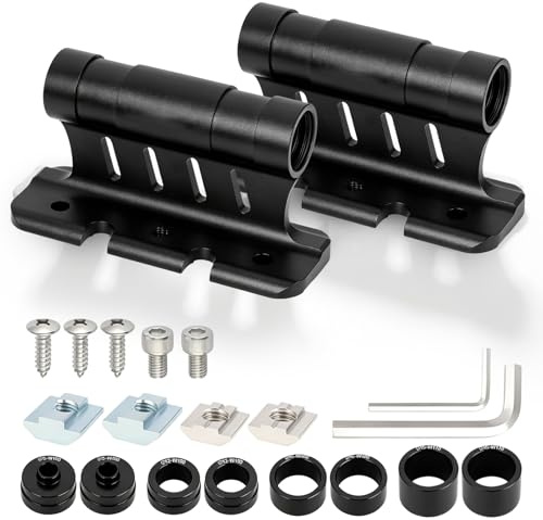 Supporto per forcella per bicicletta, 2 pezzi staffa di fissaggio per forcella per bicicletta, supporto per forcella in lega di alluminio, supporto per bicicletta, per camion, SUV, rimorchi, viaggi e