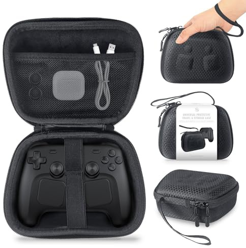 XinGeeek Carrying Case for Steam Controller /for NS2 Pro/PS5 /PS4 Controller Hard Case Protective Travel Storage Bag