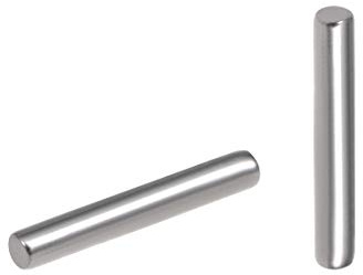 sourcing map 100stk. Passstift 304 Edelstahl Silber Ton 1,5mm x 10mm | Regalheringe Stützregale