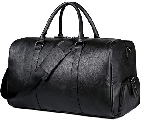 OCCIENTEC Reisetasche Sporttasche,Sport Gym Tasche Wasserdicht Reisetasche Weekender Trainingstasche Fitnesstasche mit Schuhfach Vintage Handgepäcktasche Herren Damen Großen Kapazität