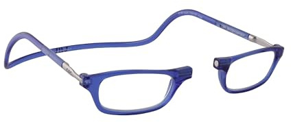 CliC Eyewear - Lesebrillen - Mit flexiblen Magneten - Original CLASSIC - Herren & Damen Lesebrillen (2.0, blau)