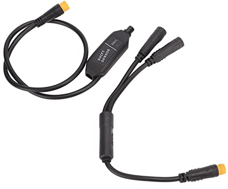VGEBY Schaltsensorkabel, Verbindungskabel für Fahrradschaltsensor mit Kurzem 1T2-Bremssplitter für Bafang Mid Mount Motor