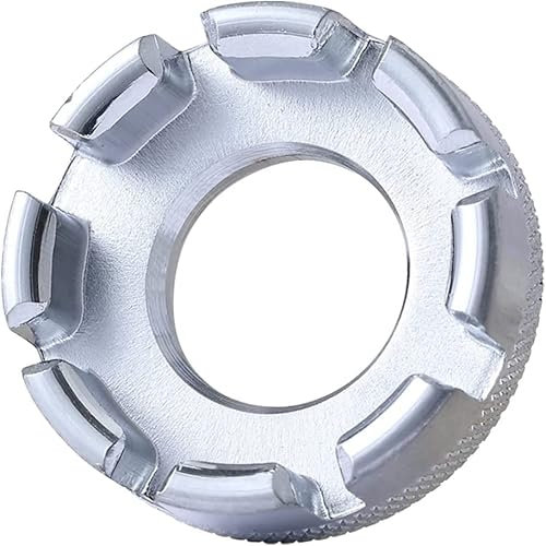 Bynccea Fahrrad Speichenschlüssel Werkzeug, Stahl 6 in 1 Speichenspanner Werkzeug für Fahrrad für Speichen Größe 10 11 12 13 14 15 Fahrrad reparieren