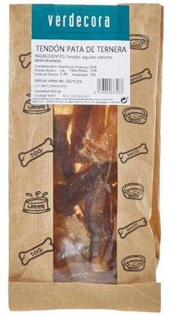 Verdecora Snack para Perro (Tendón de Ternera 300gr) (Portes INCLUIDOS)