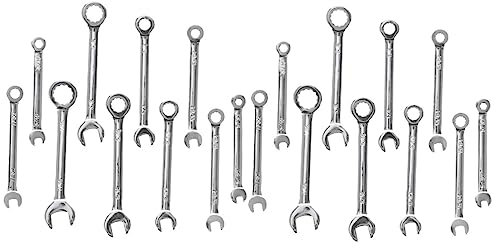 DOITOOL 20pcs Steel Wrenches Mini Spanners Multifunctional Wrench for Home Repairing Tools Small Spanner Ratchet Mechanism