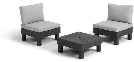 Allibert Keter Elements Balkonset - 2 bis 3 Personen - Graphit