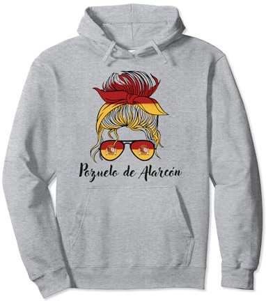Pozuelo de Alarcón Chica, Bandera España España Sudadera con Capucha