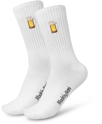 Made by Nami Lustige Socken Damen & Herren mit Motiv Aperol Spritz & Bier Festival Accessoires