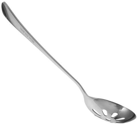 Garneck Cucchiaio Da Portata Piccolo Cucchiaio Da Tavola in Acciaio Inossidabile Perforato Per Uso Quotidiano Design Per Ristoranti Robusto E Facile Da Pulire