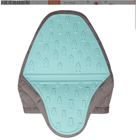 Gant Four Maniques Cuisine 1 Paire De Gants De Cuisine Courts en Silicone, Dotés d'une Surface De Préhension Antidérapante Et d'une Boucle De Suspension Gant Cuisine(Blue)