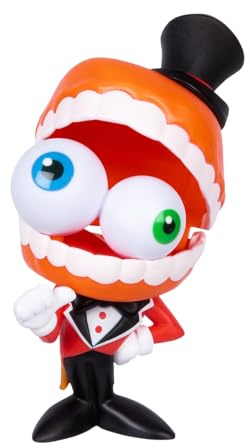 Amazing Digital Circus Officially Licensed Caine Vinyl Figure, Quality 4/10.1 CM Boxed Collectible Figure With Yapping Jaw And Collector Card, 4 Vinyl Figures To Collect In Premier Collection