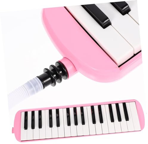 Kisangel Melodica mit Tasten für Junge Mädchen und Anfänger Musikinstrument mit Mundstück für Einfachen Spielspaß Robust