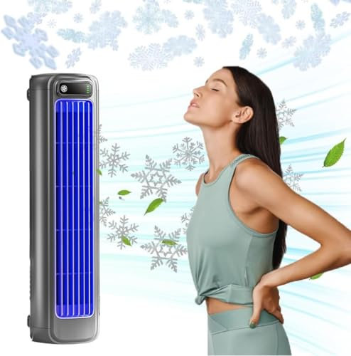 Solymall Ace Enfriador, 2025 Upgraded Aire Acondicionado Portatil Mini, Enfriador De Aire, Aire acondicionado Sherum, Enfriado De Air PortáTil, Para Oficina, Dormitorio, Cocina (Gris)