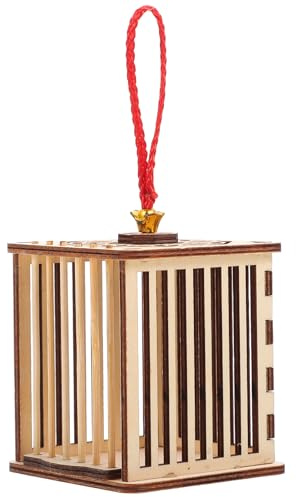 UKCOCO Gabbia Colore Beige per Cavallette e Piccoli Animali in Legno per Studiare L’Ambiente la Scienza Facile da Trasportare e Conservare