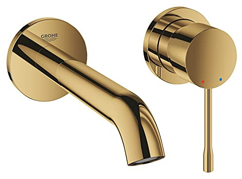 Grohe Essence New Mischbatterie für Außenwaschbecken, 5,7 l, M, Cool Sunrise