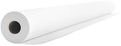 AROBA 1x Airlaid Tischdeckenrolle (Weiß, 1,2 m x 24 m) - Stoffähnliche Tischdecke - Hochwertige Tischtuchrolle für Hotel, Catering, Geburtstag, Restaurants, Kommunion, Taufe