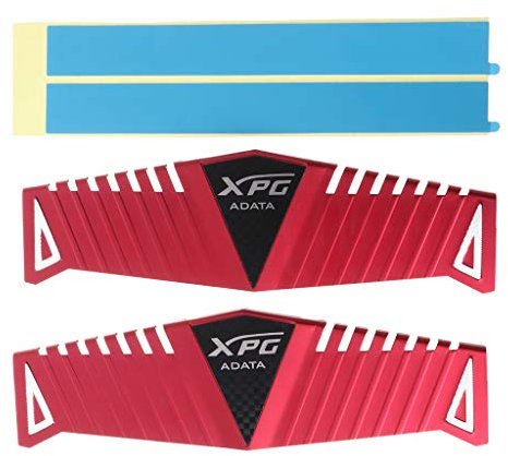 BIlinli 1 Unidades RAM Disipador de Calor Radiador Enfriador Disipador de Calor de enfriamiento para Memoria de Escritorio DDR2 DDR3 DDR4 Almohadilla de disipación de Calor