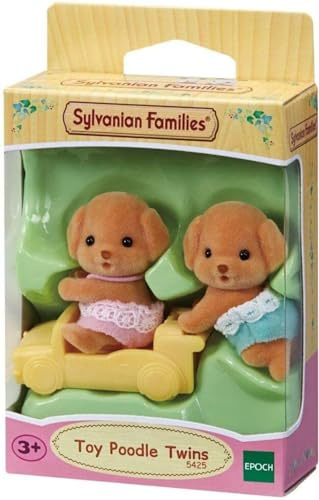 SYLVANIAN Families - Die Zwillinge Pudel – 5425 – Babys