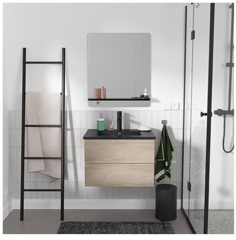 MOB-IN Meuble Simple Vasque 60cm Sorrento + Vasque