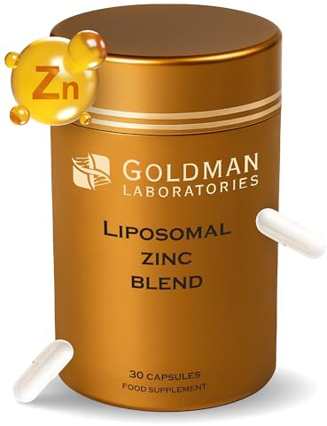 Liposomal Zinc Supplement with Selenium & Vitamin B6, High Absorption Zinc Picolinate, Citrate & Bisglycinate, Vegan Capsules for Immune Support, Skin, Hair & Nails, 30 Capsules