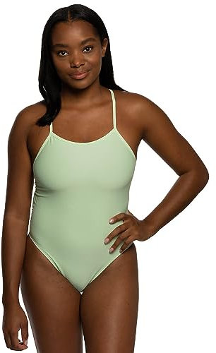 JOLYN Damen Bademode Tie-Back Jackson 4 Athletic Einteiler Badeanzug, Minze, 66