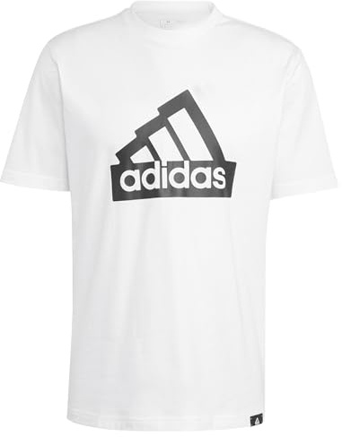 adidas Hombre Modern Essentials Graphic tee, White, S