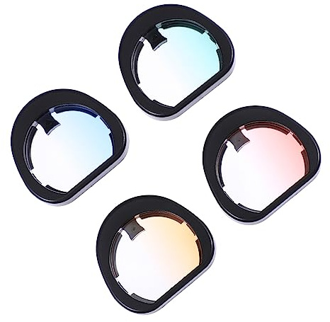 Gadpiparty 4pezzi Filtri Graduati Per Fotocamera Istantanea Mini Di Accessori Colorati Per Migliorare Le Foto Compatti e Leggeri Per Occasioni Speciali e Fotografia Creativa
