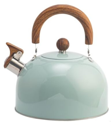 OUYUE Bouilloire Sifflante Bouilloire à sifflet en Acier Inoxydable, Bouilloire à thé, poêle chauffante à Eau, Bouilloire pour cuisinière avec poignée Théières pour Cuisinière Bouilloire à Flûte