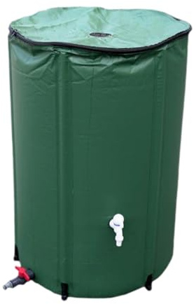 Dualoai Conteneur de récupération d'eau de Pluie Portable pour Jardin, 50 L