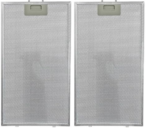 Range Hood Metal Grease Filter，2Pcs Cooker Hood Filters, Cooker Hood Metal Grease Filter, Suitable For HJA2450 HJA2540, 460X260mm, Easy To Install