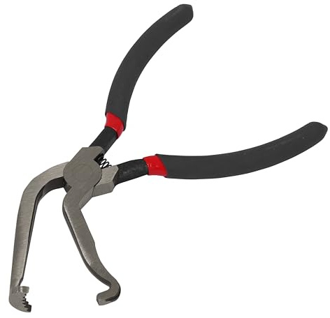 Sealey Electrical Disconnect Pliers - 60° Angled, Increased Access, Push Tab Style Plugs Teflon™ Coated, Double Dipped Handle -VS416A