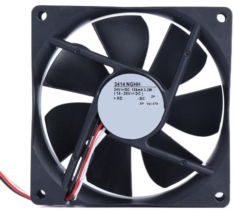 MALSSE 9cm 3414NGHH 3414 NGHH 24V 3.2W Cooling Fan Efficient Heat Dissipation 9x9cm For Computer CPU Inverter Desktop Cooling