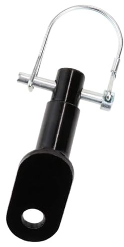 Angoily Cabezal de Enganche de Remolque de Bicicleta de Hierro Cierre de Seguridad, Conector para Remolques de Carga, Accesorio Estable y Compatible para Ciclismo al Aire Libre