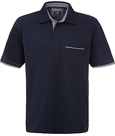 Jan Vanderstorm Herren Poloshirt Melker | | kurzarm Polohemd | reine Baumwolle | große Größen L-7XL