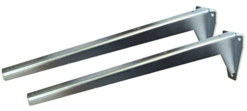 Sunload Regalbodenträger Schwerlastträger L-Profil Konsole Stahl verzinkt (2 x 480 mm)