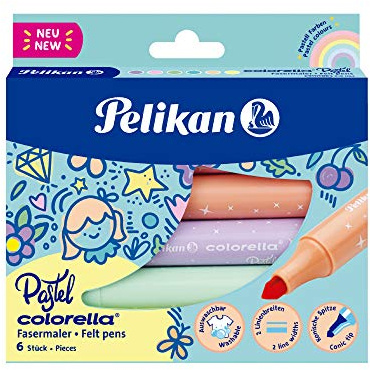 Pelikan 818063 fiberpenna Colorella Pastell 411, 6 st