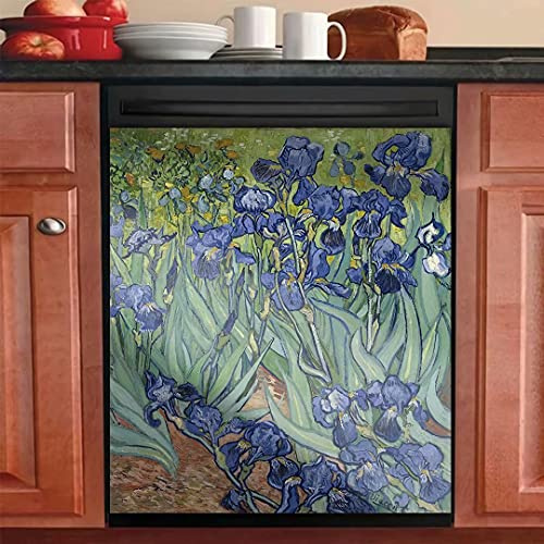 Famous Paintings Decorative Magnet Set - Front Dishwasher Door Cover, Magnetic Panel Decals for Kitchen