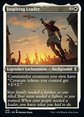 Magic: the Gathering - Líder inspirador (475) - Grabado - Lámina - Batalla por la puerta de Baldur's