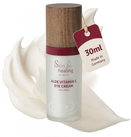 Pinsky & Sons – Augencreme Aloe Vitamin C – Parfümfreie Naturkosmetik mit BIO Extrakten 30ml Augenpflege für Damen & Herren – Gegen Fältchen & Augenringe – Straffend, abschwellend