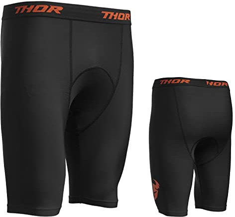 Thor Comp kurze Protektorenhose Enduro MX DH Protector Pant schwarz L