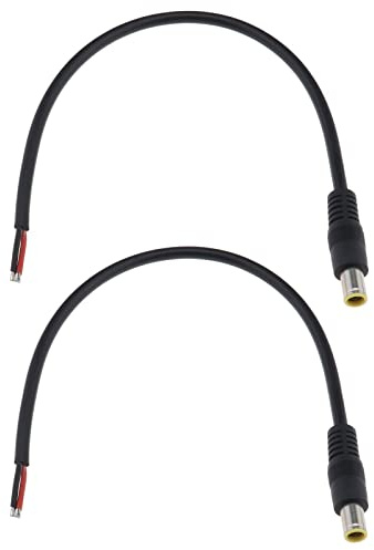 Be In Your Mind 2 PZ DC7909 Maschio Cavo di Alimentazione 12 V DC Maschio a Filo Nudo Open End Cavo di Alimentazione 16AWG DC 7.9x5.5mm Barrel Connettore Pigtail Cavo 30 cm per cella solare