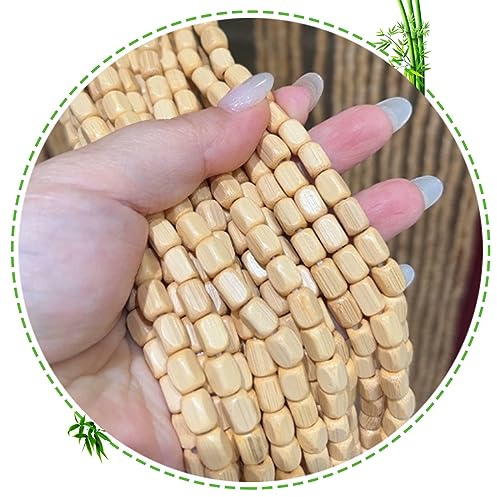 String Bead Curtains,Partition Panel Door Curtains,Natural Bamboo and Wooden Beaded Curtains,Hanging Fly Screen,Beaded Curtains for Doorway Bedroom Kitchen Patio Balcony,W×H-110strands(110×210cm)