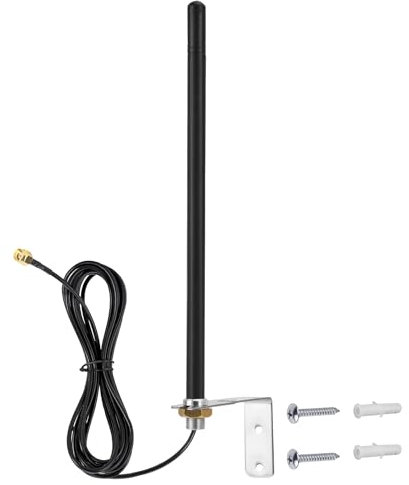 nelawya Nelawya Antenna WiFi Esterna 2.4G Antenna 6dBi RPSMA Maschio con Cavo RG174 3M per Router WLAN Gateway Mini PCI-Express PCIE Scheda di Rete Sicurezza IP Camera Adattatore USB